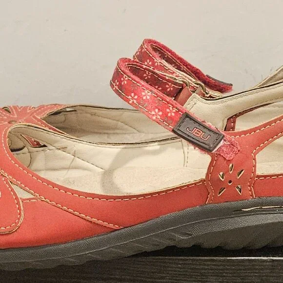 Mary Jane, Vegan Upper, Red JBU by Jambu Wildflower Encore size 7M - Picture 4 of 15